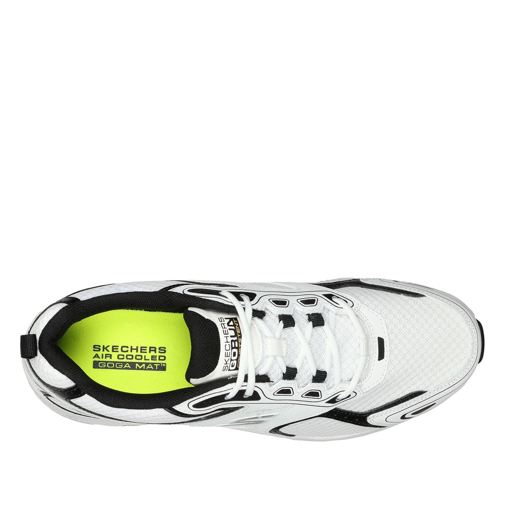 Buty męskie Skechers GOrun Consistent 220034WBK  - białe