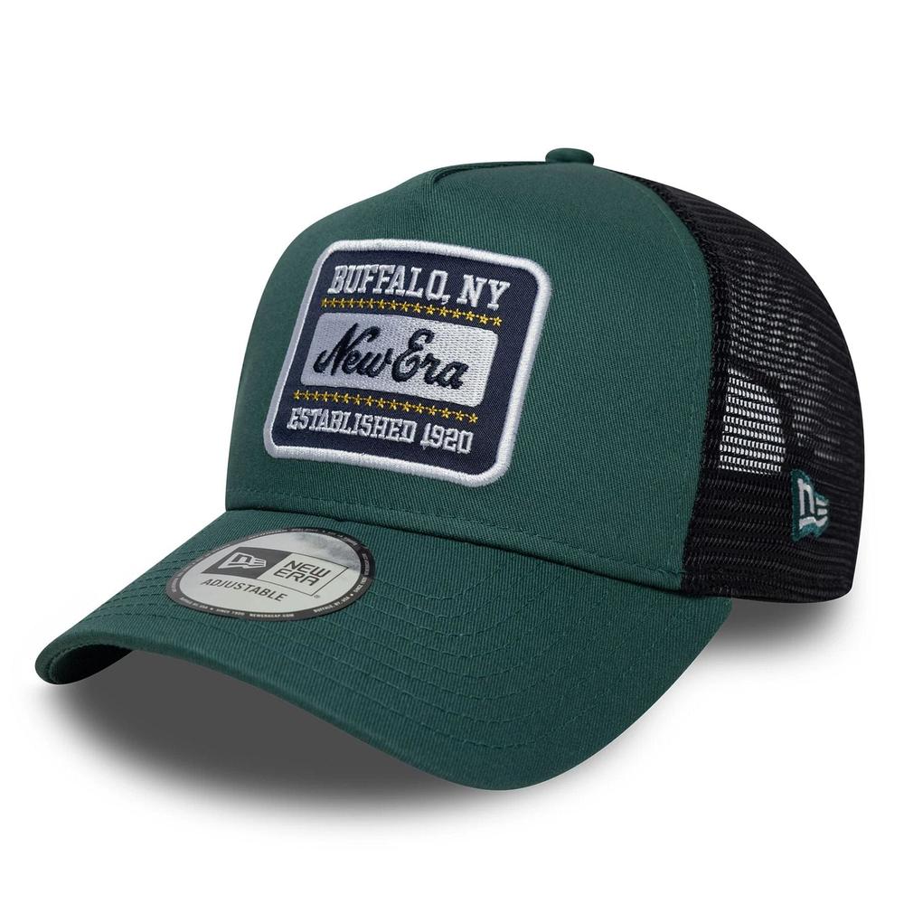 Czapka męska New Era Patch 9FORTY A-Frame Trucker 60771792 - zielona
