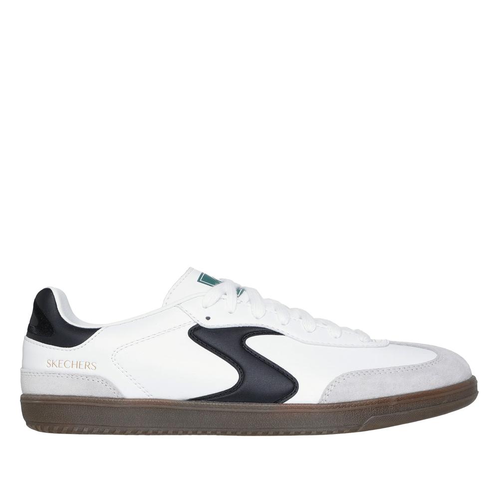 Buty męskie Skechers Hotshot Pyke 254150WBK - białe
