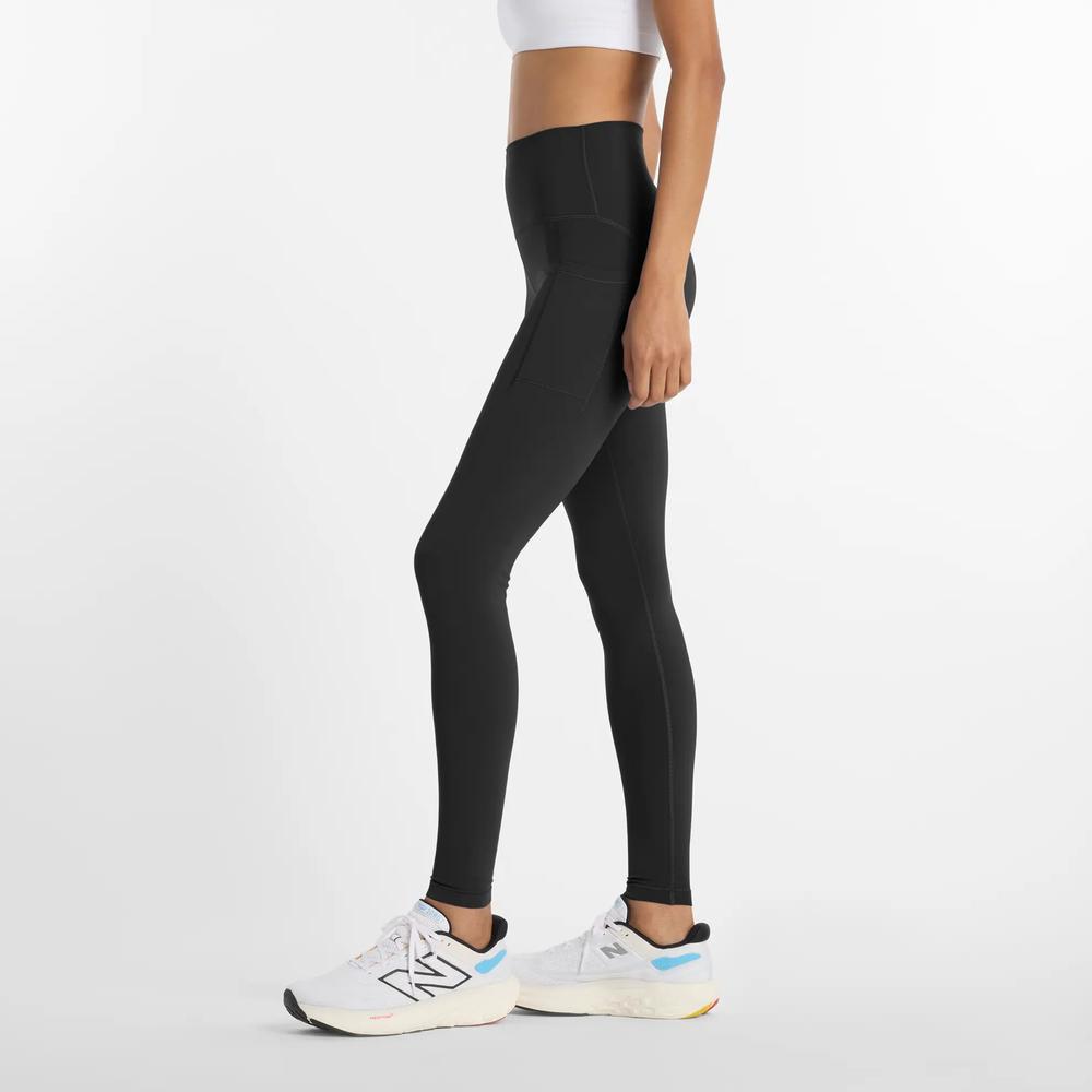Legginsy damskie New Balance Sleek WP51275BK - czarne