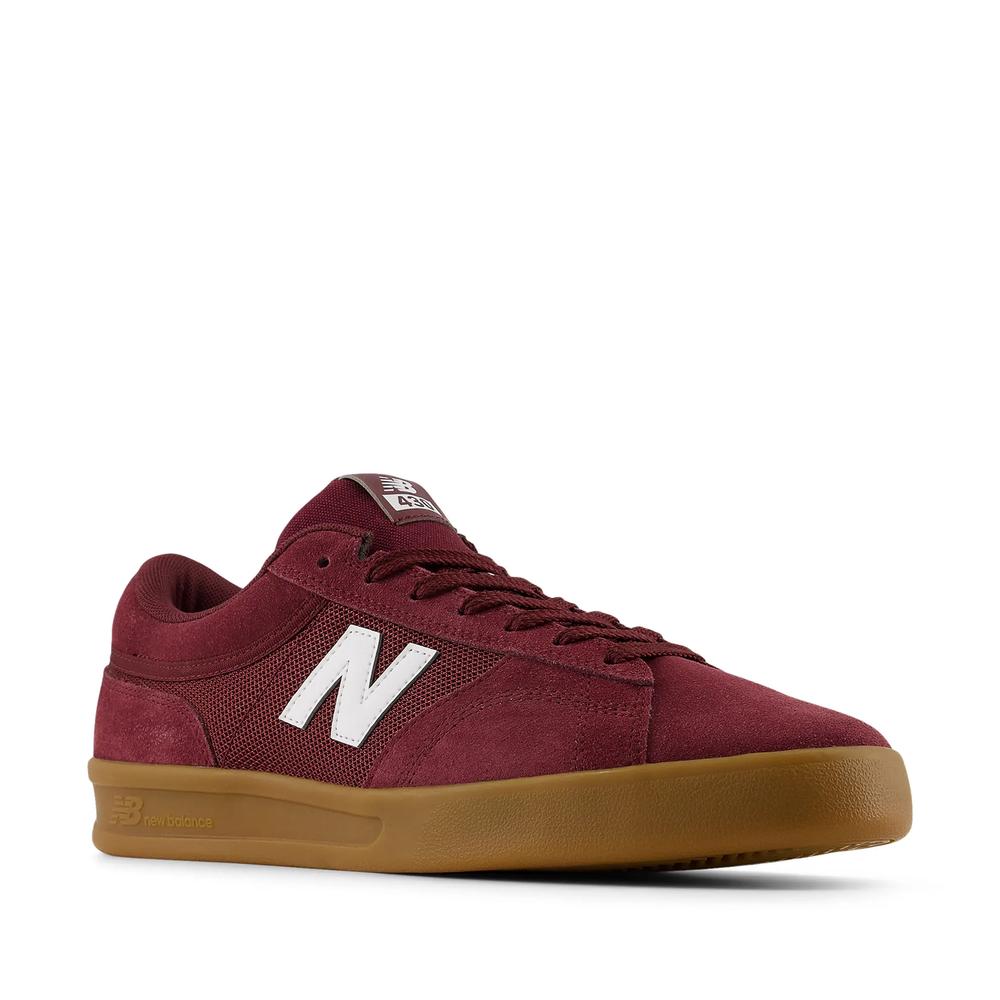 Buty unisex New Balance Numeric UN430BYG - bordowe