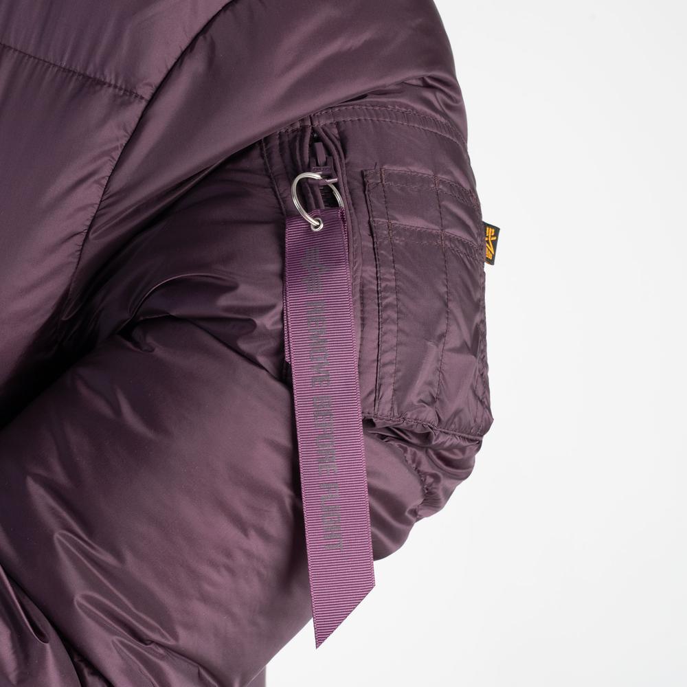 Kurtka Alpha Industries Cloud Puffer Bomber 148006719 - fioletowa