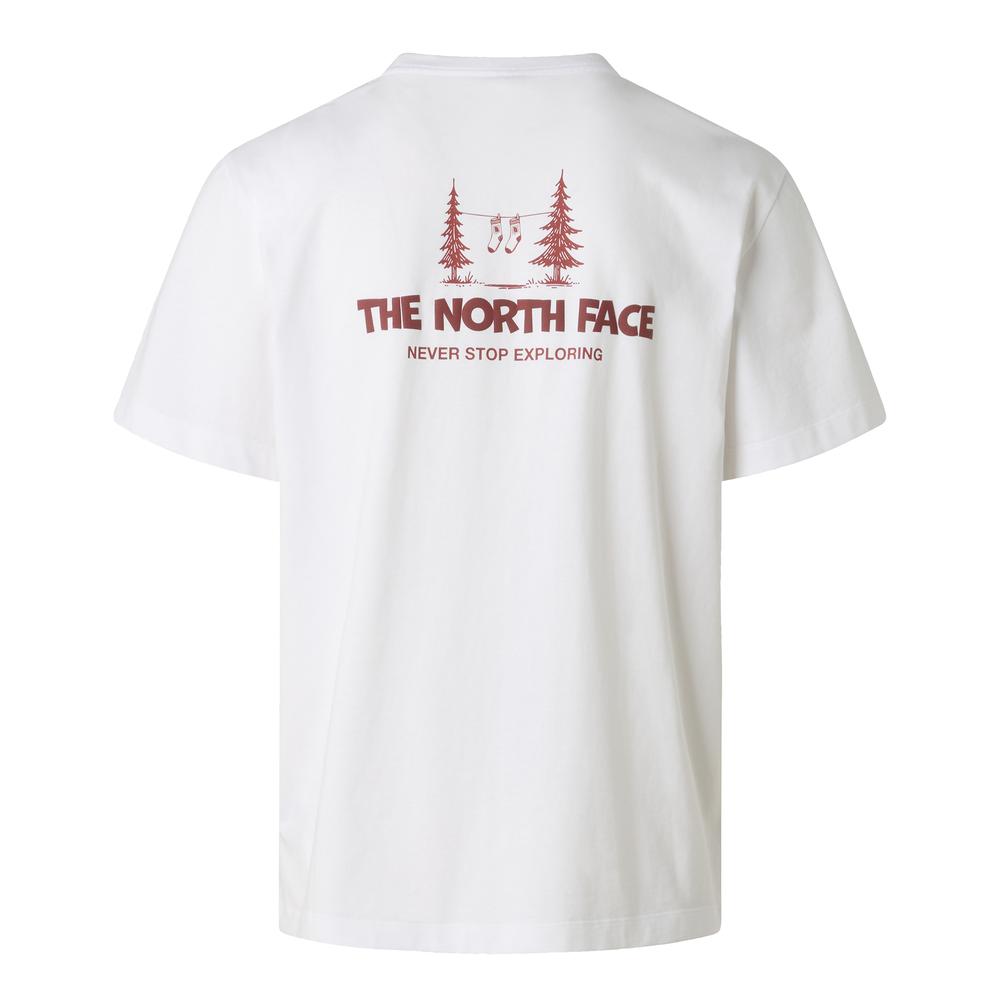 Koszulka męska The North Face Camping 0A8GQMFN41 - biała