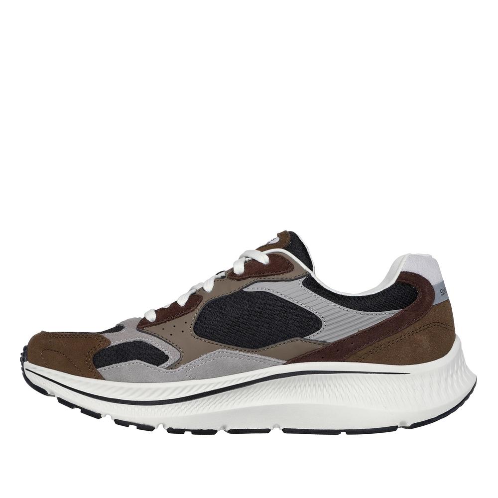 Buty męskie Skechers Go Run Consistent 2.0 Retro Runner V1 220872BRBK - brązowe