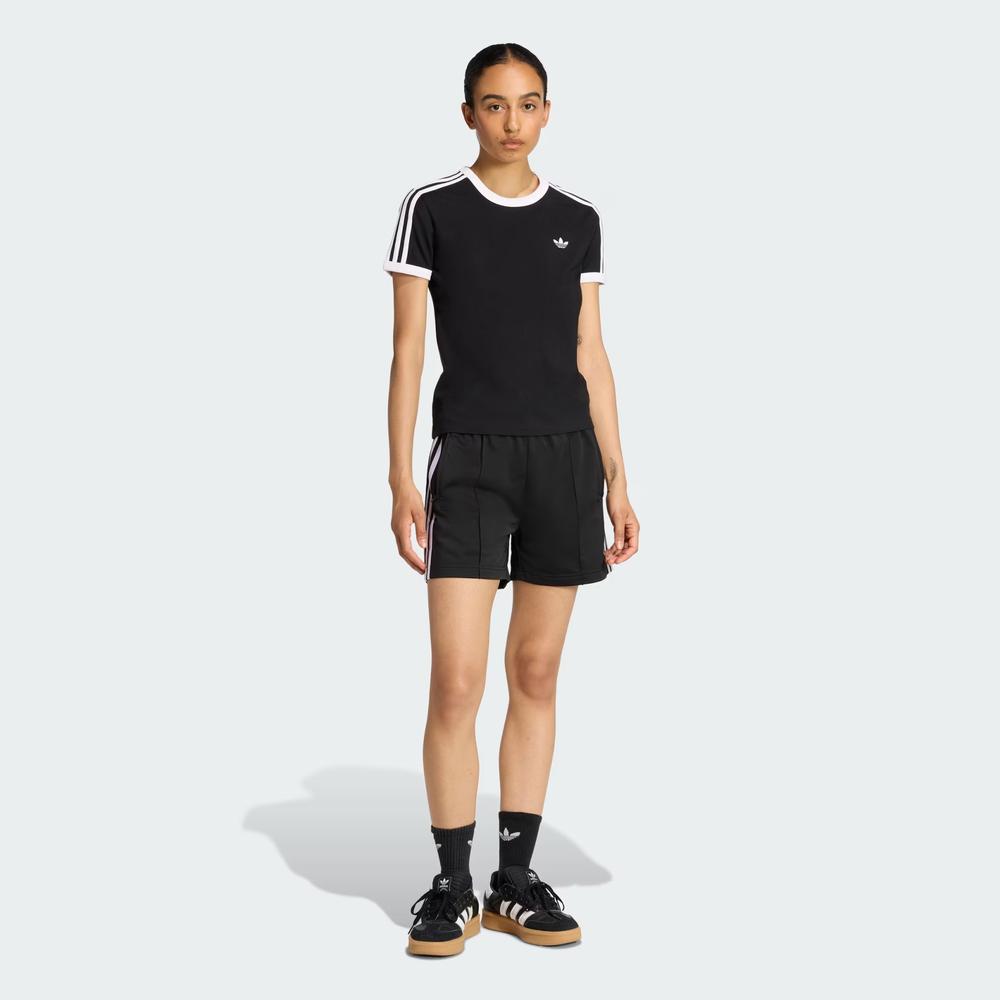 Koszulka damska adidas Originals 3-Stripes Slim KD7980 - czarna