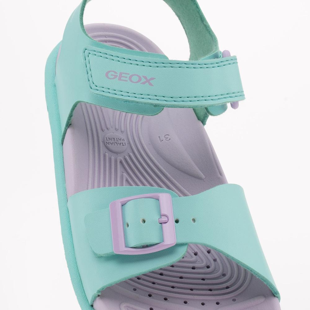 Sandały Geox Fusbetto Junior J35HQA000BCC3B8R - zielony