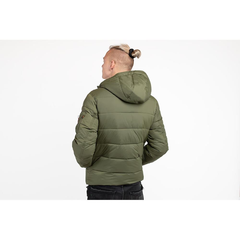 Kurtka Alpha Industries Hooded Puffer 118113257 - zielona