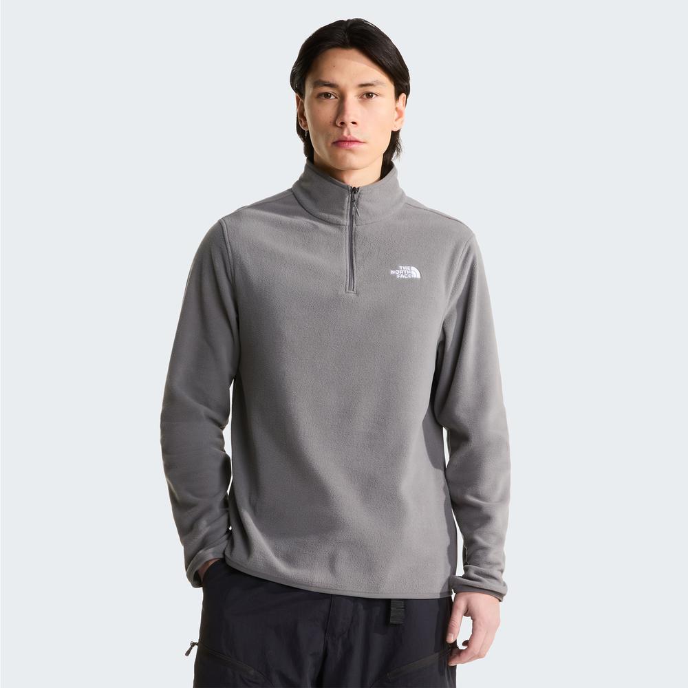 Bluza męska The North Face Glacier 1/4 Zip Fleece 0A8D0Q0UZ1 - szara