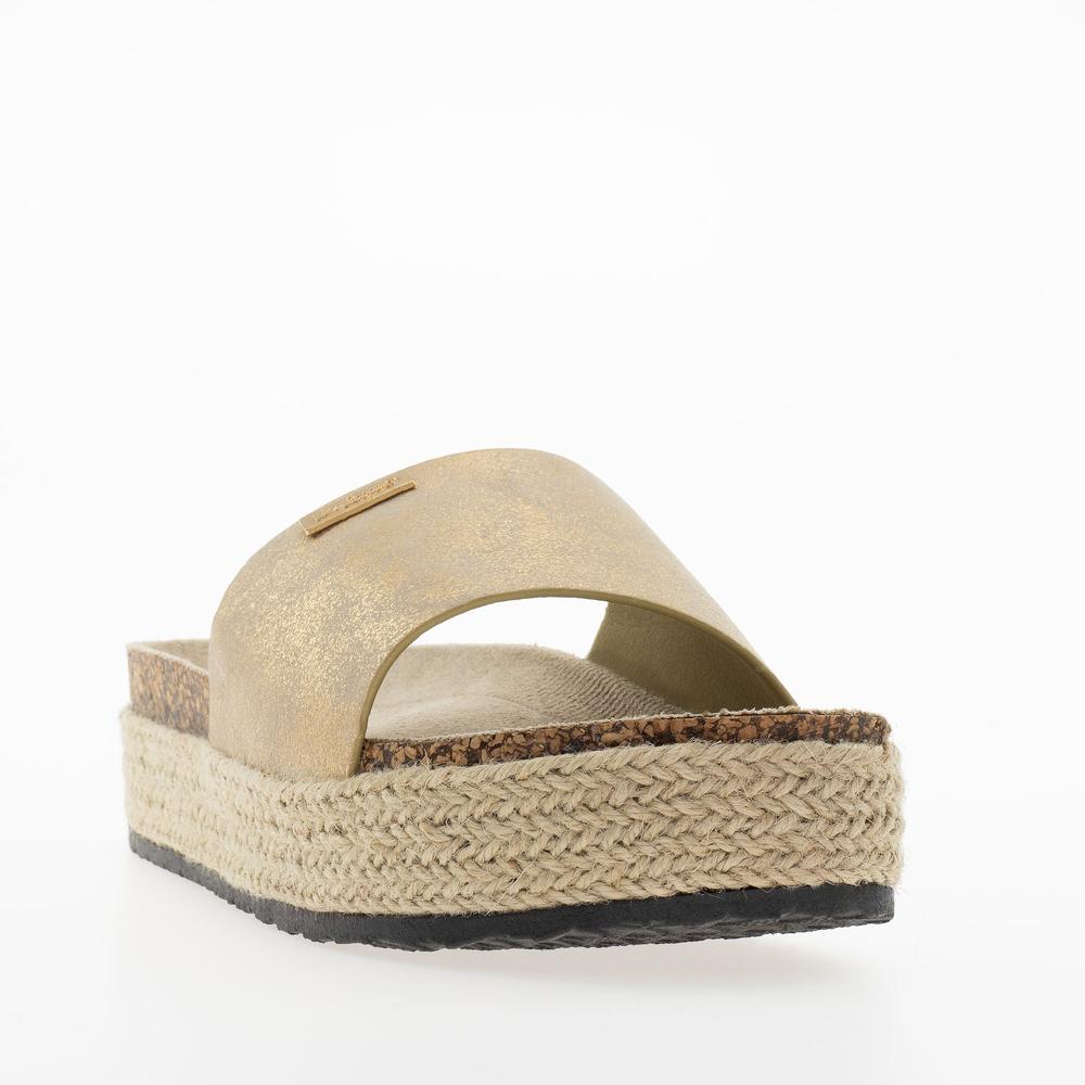 Klapki damskie Lee Cooper LCW-24-35-2507L - beżowe