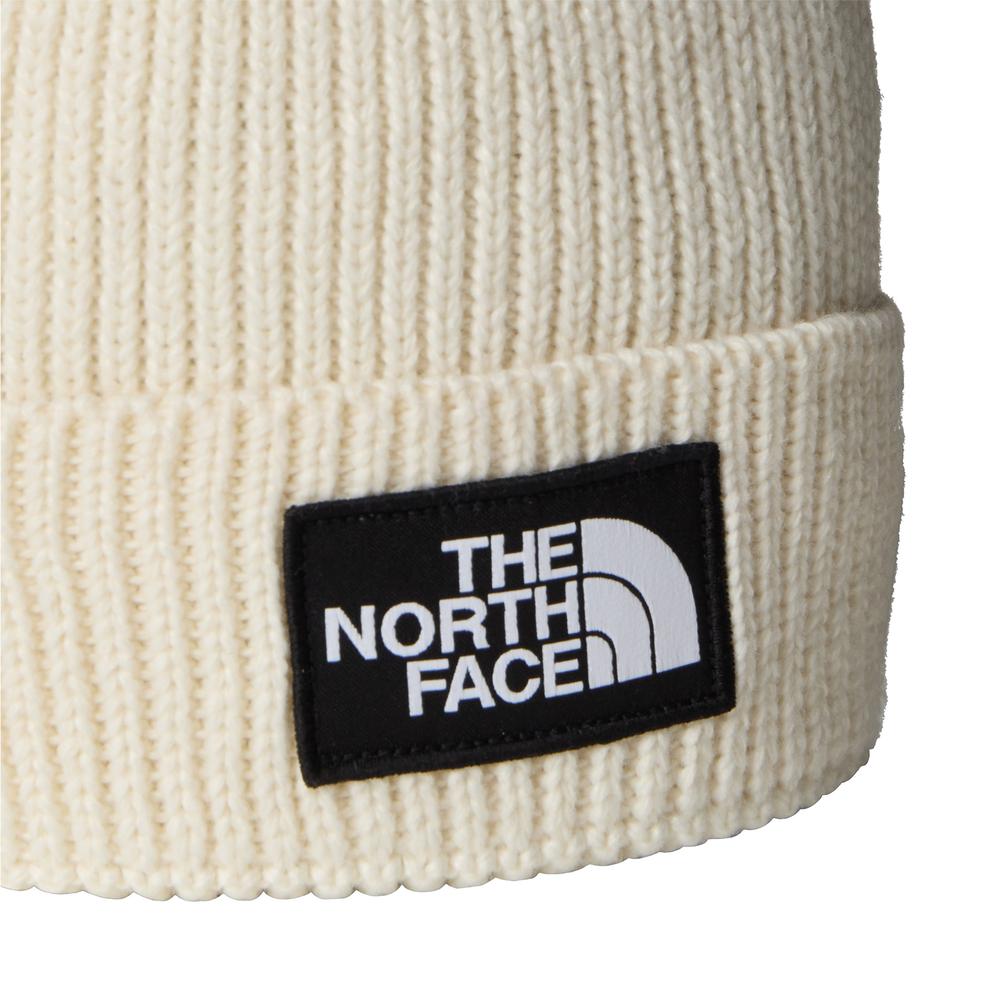 Czapka The North Face Logo Box Cuffed Beanie 0A8CHFQLI1 - biała