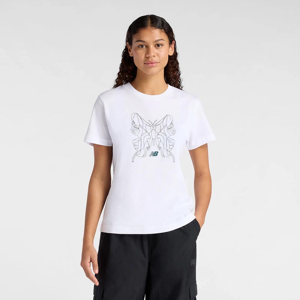 Koszulka damska New Balance WT61M6WOWT - biała