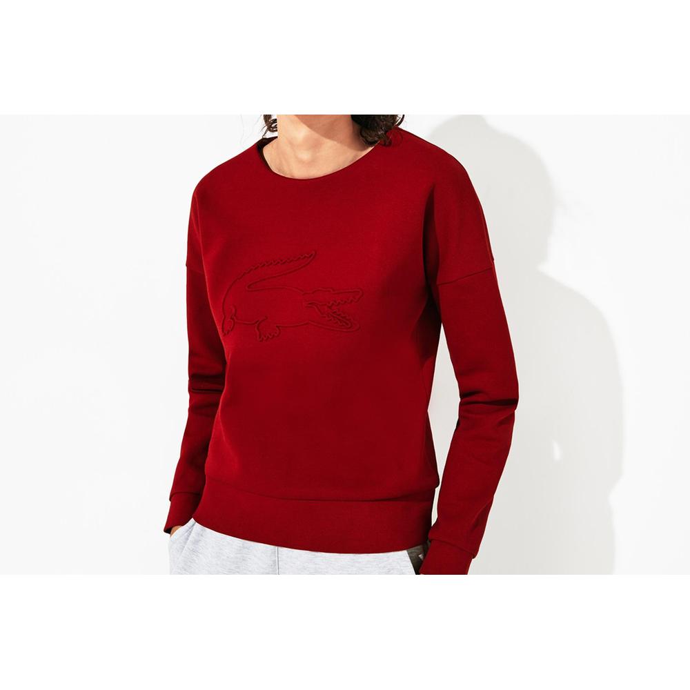 Lacoste Sport Oversized 3D Croc Fleece Tennis Sweatshirt > SF7917.476