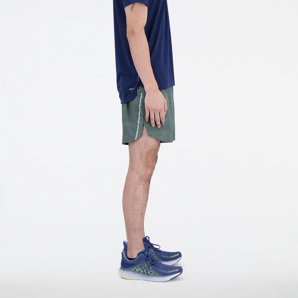 Spodenki New Balance MS21269DON - zielone