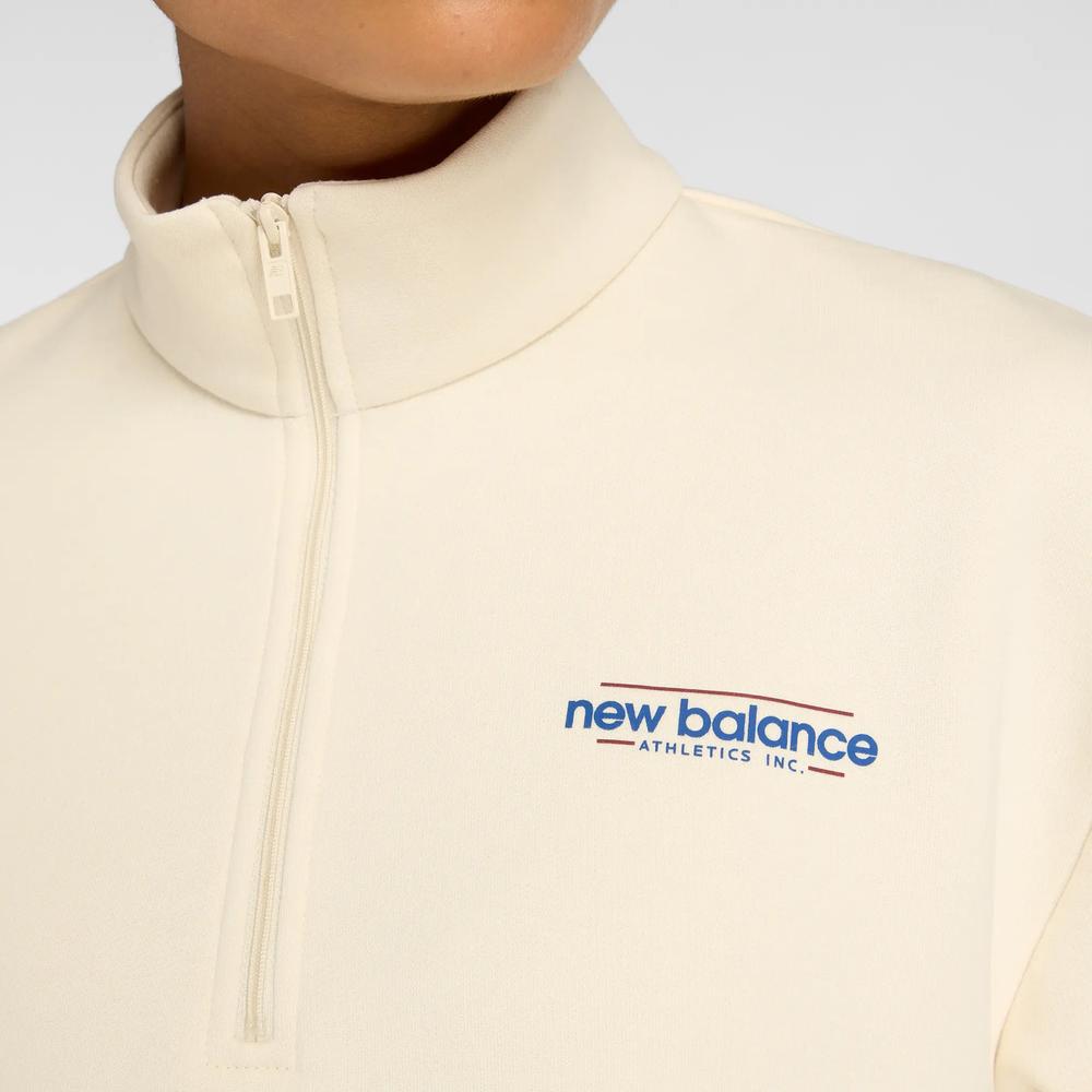 Bluza damska New Balance WT53513LIN - beżowa