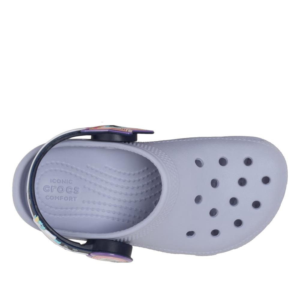 Klapki dziecięce Crocs Imagination Lights Backstrap Clog 211892-5BO - niebieskie