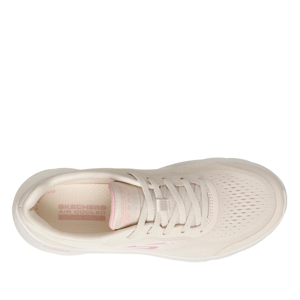 Buty damskie Skechers Go Walk Flex Serenity 125526NTPK - beżowe