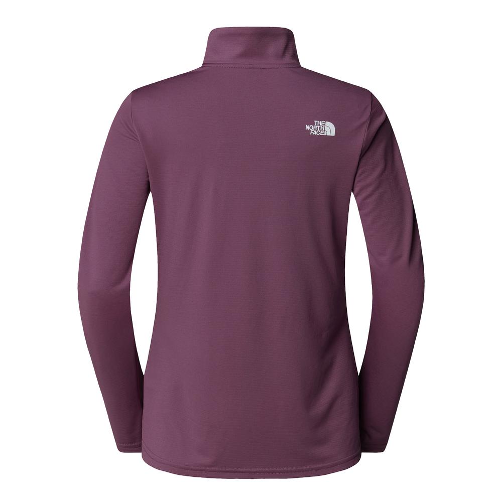 Koszulka The North Face Flex Slim 1/4 Zip Long-Sleeve 0A894D1NI1 - bordowa