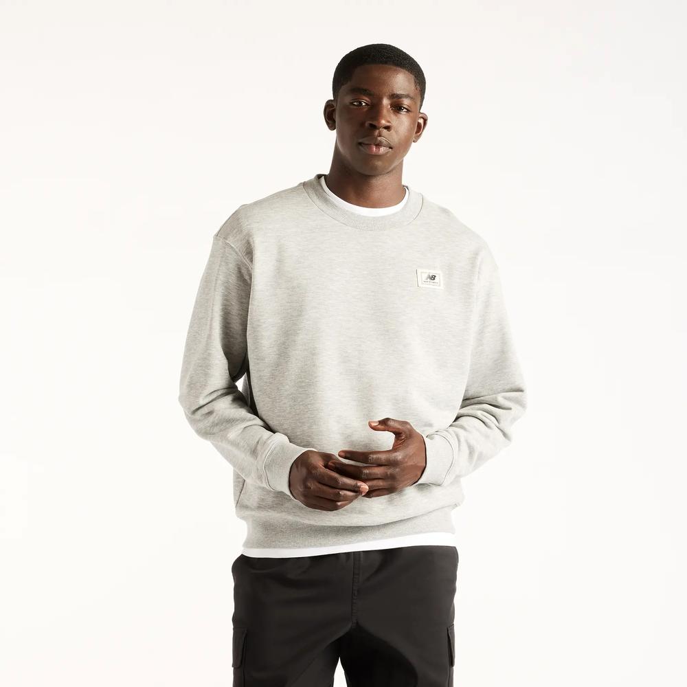 Bluza męska New Balance Woven Label MT6175T5AGM - szara