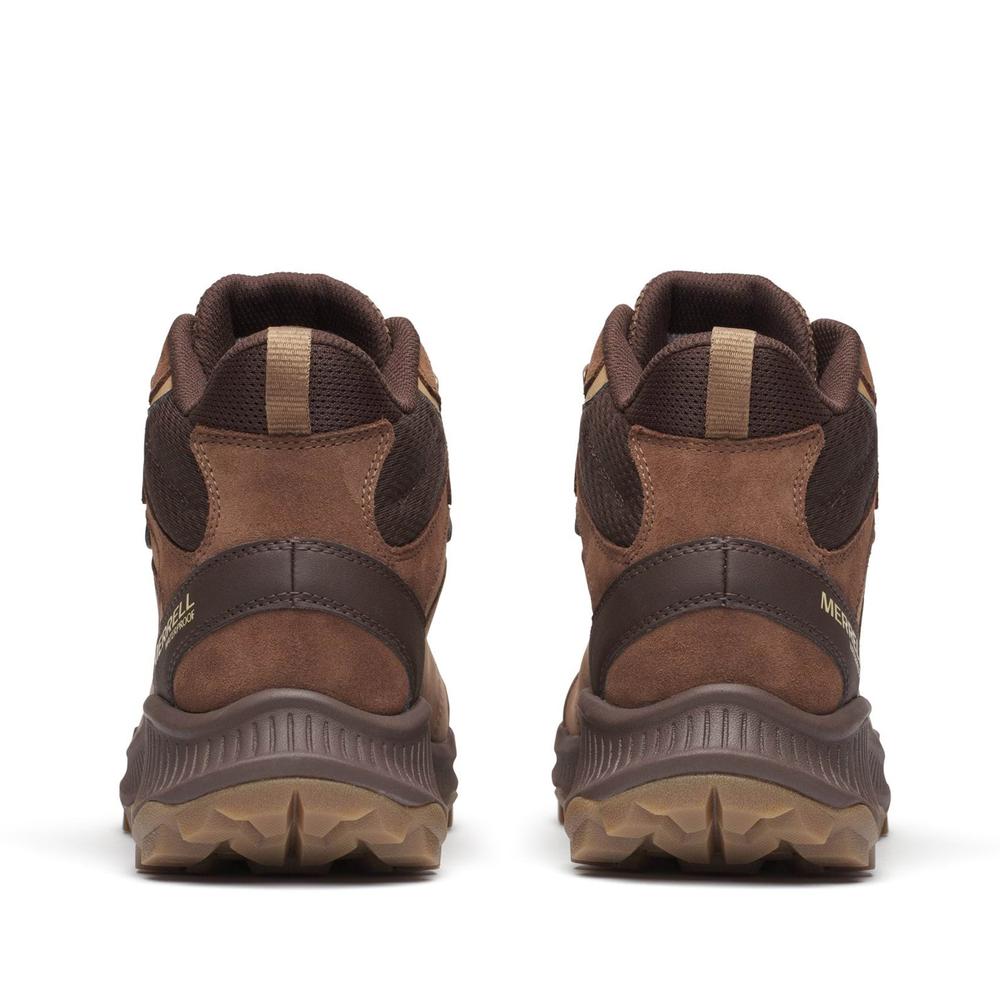 Buty męskie Merrell Speed Strike 2 Leather Mid Waterproof J038073 - brązowe