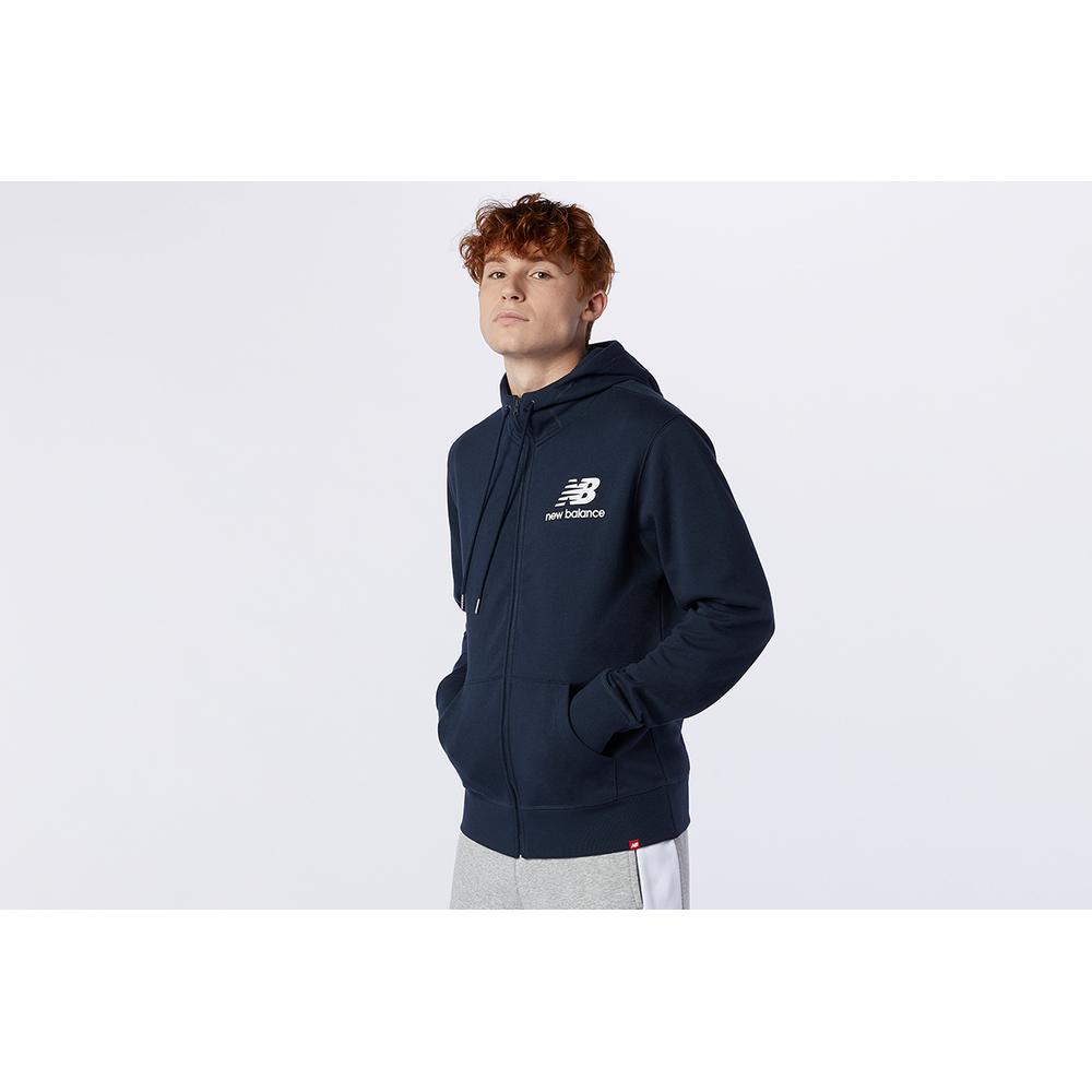 Bluza New Balance MJ03558ECL - granatowa