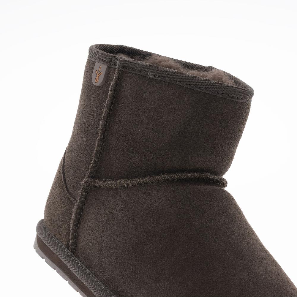 Buty dziecięce Emu Australia Wallaby Mini K10103CHOC - brązowe