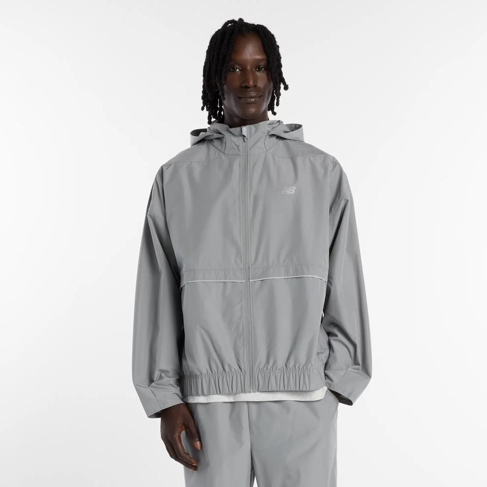 Kurtka męska New Balance MJO5BXYST - szara