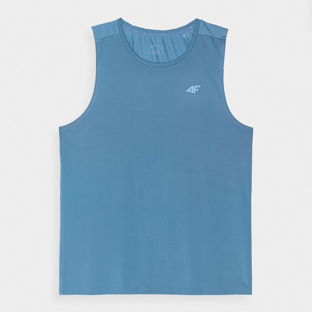 Koszulka męska 4F WSS24TFTSM59733S - niebieska