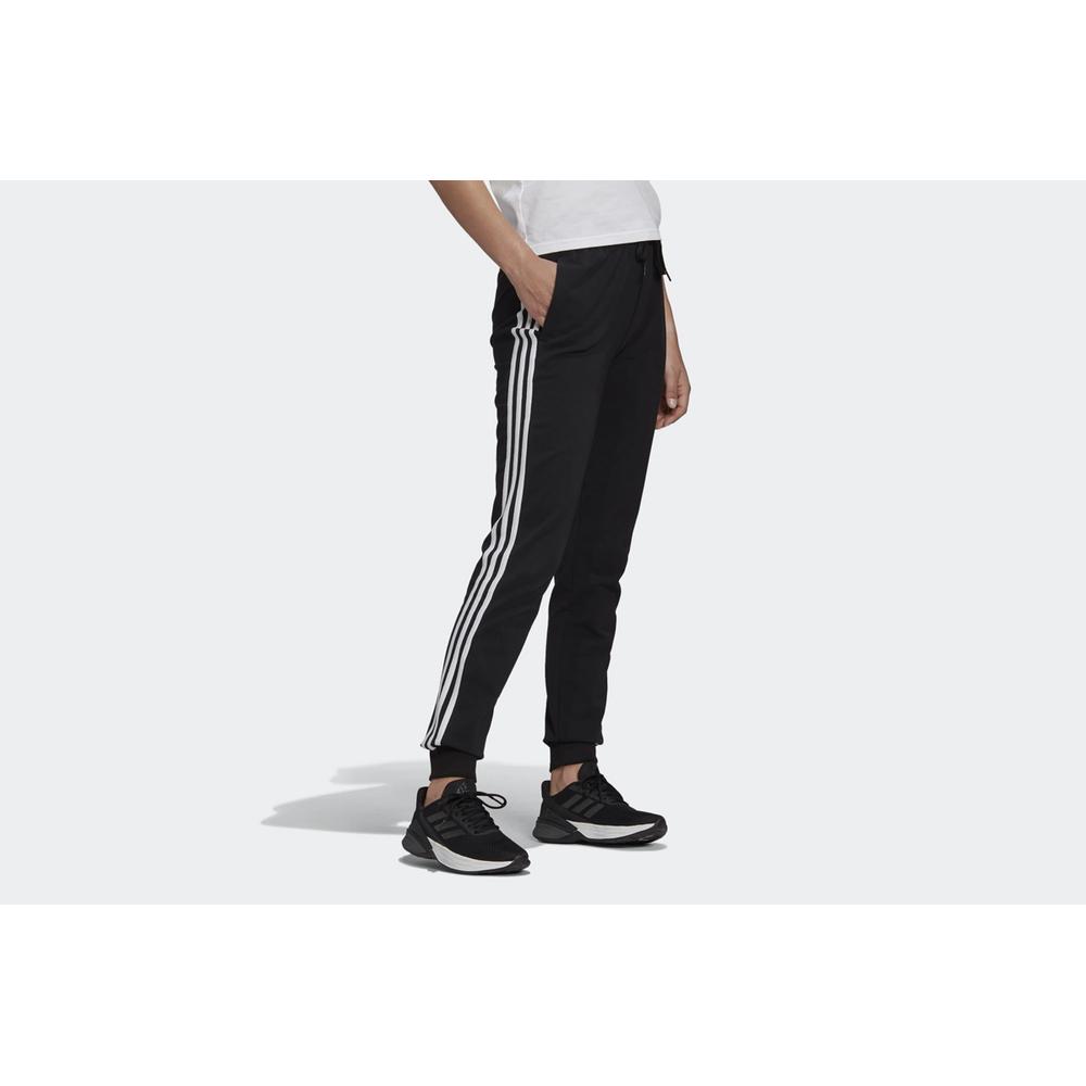 Spodnie dresowe adidas Essentials Single Jersey 3-Stripes Pants GM5542 - czarne