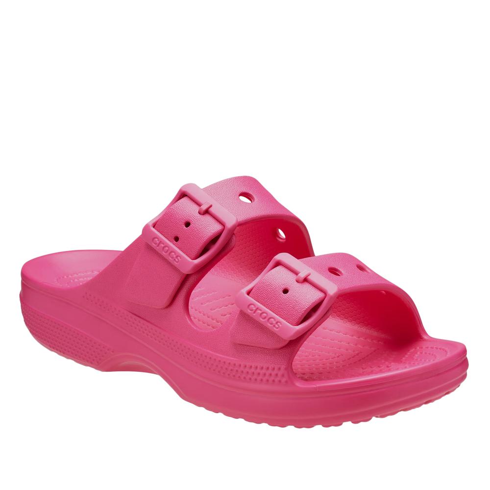 Klapki damskie Crocs Saturday Sandal 213586-6ZQ - różowe