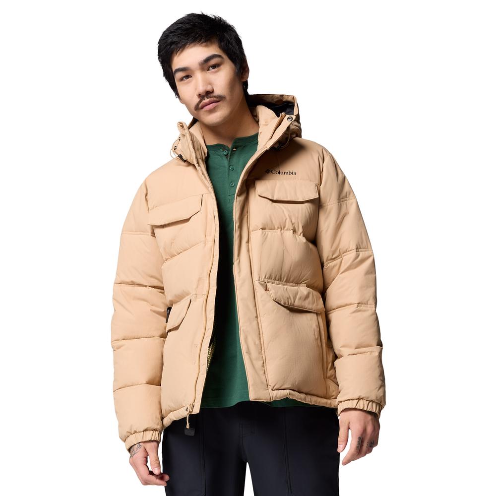 Kurtka męska Columbia Landroamer Hooded Puffer 2088081262 - beżowa