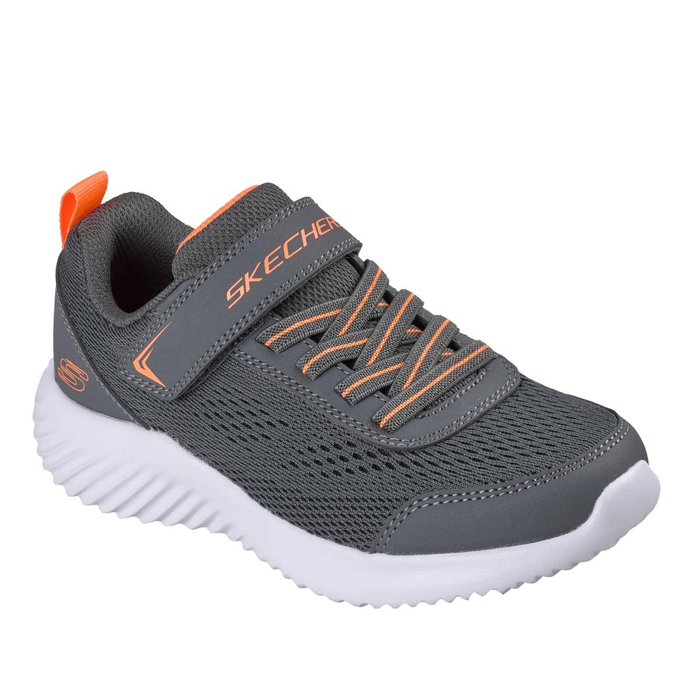 Buty dziecięce Skechers Bounder Quantarun 403905LCHAR - szare
