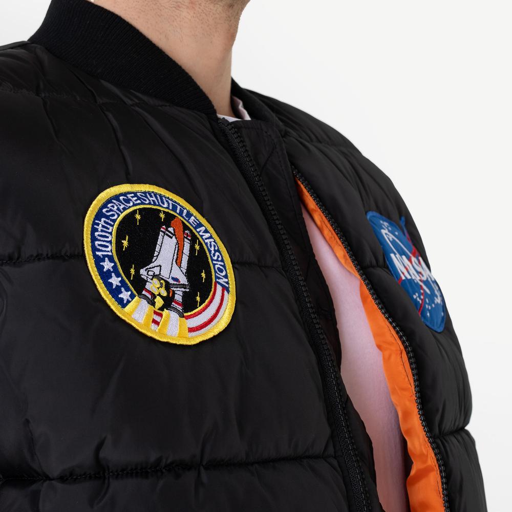 Bezrękawnik Alpha Industries Puffer Vest NASA 11812403 - czarny