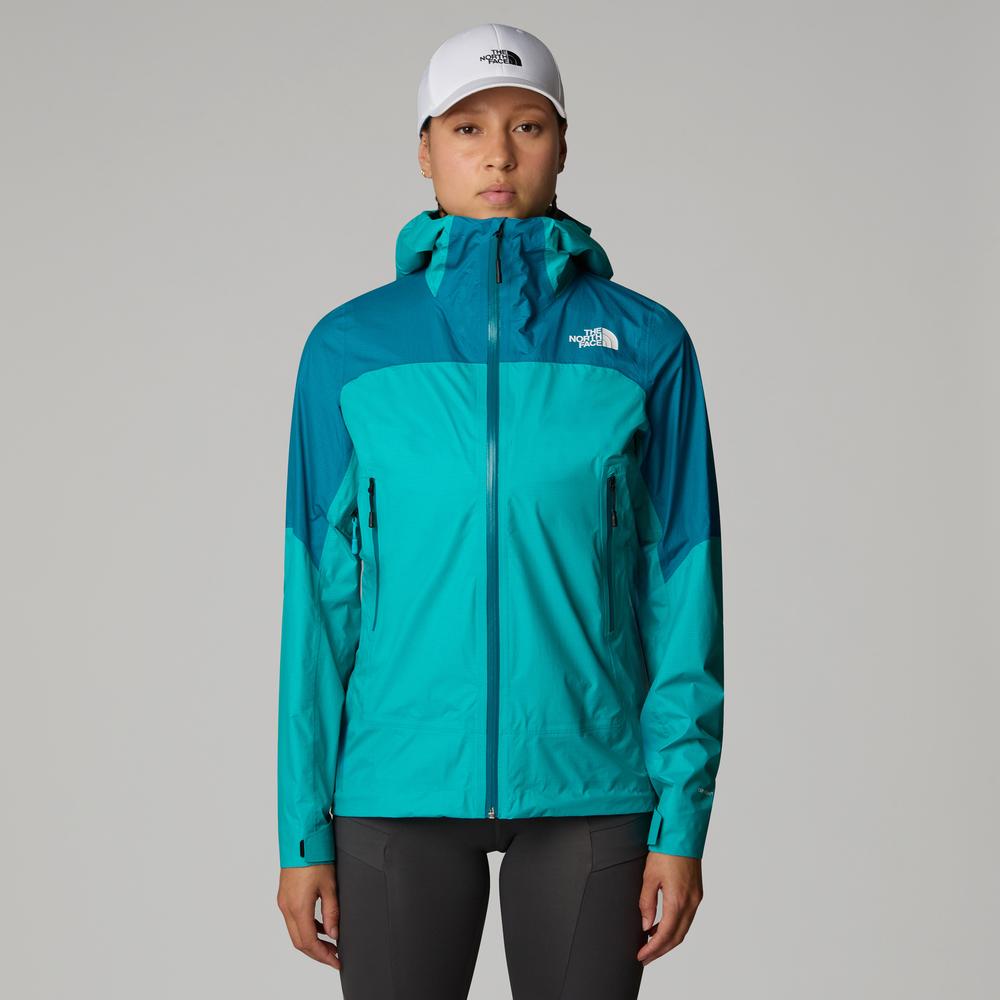 Kurtka damska The North Face Signal 2.5L DryVent 0A87HE5A21 - niebieska