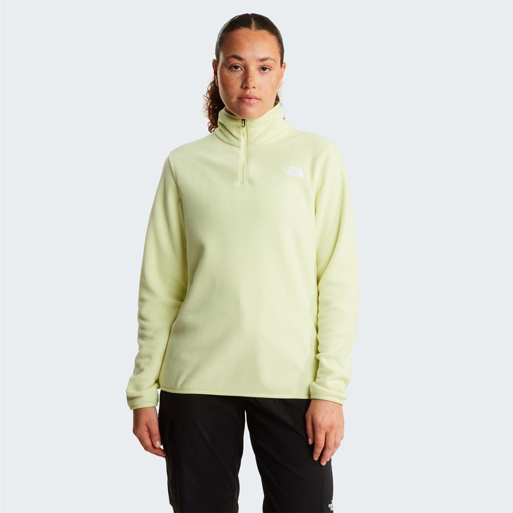 Bluza damska The North Face Glacier 1/4 Zip Fleece 0A8D2JG6O1 - żółta
