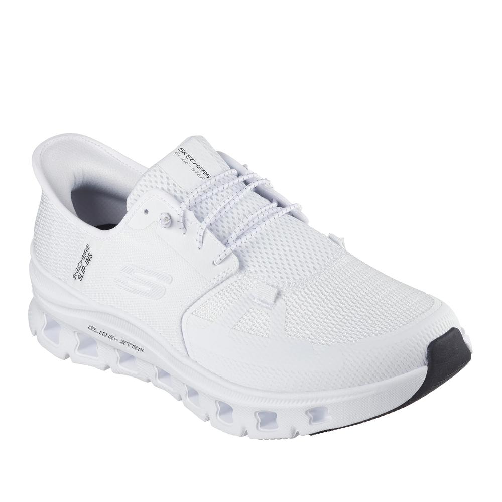 Buty męskie Skechers Slip-ins: Glide-Step Pro 232930WHT - białe
