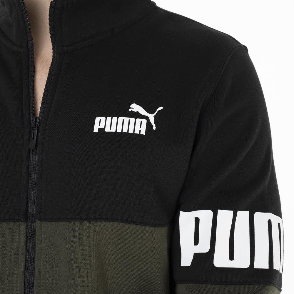 Dres Puma Power Colorblock Suit FL CL FO 67003870 - zielono-czarny