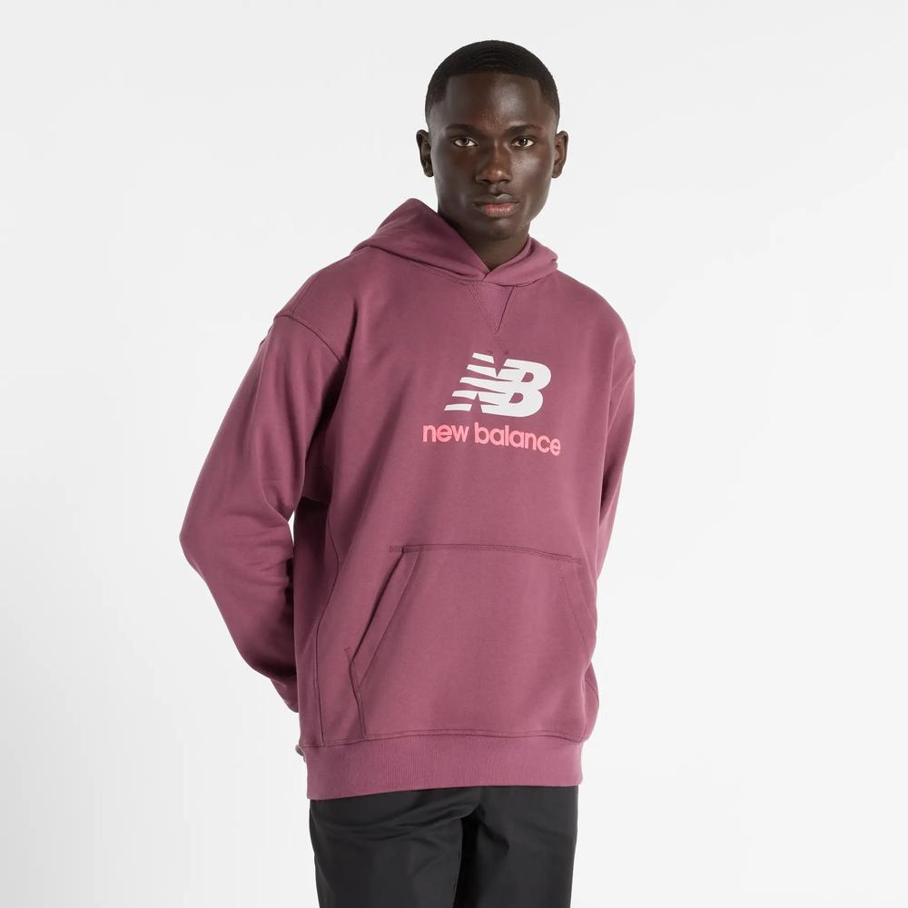 Bluza New Balance MT51512FDP - różowa