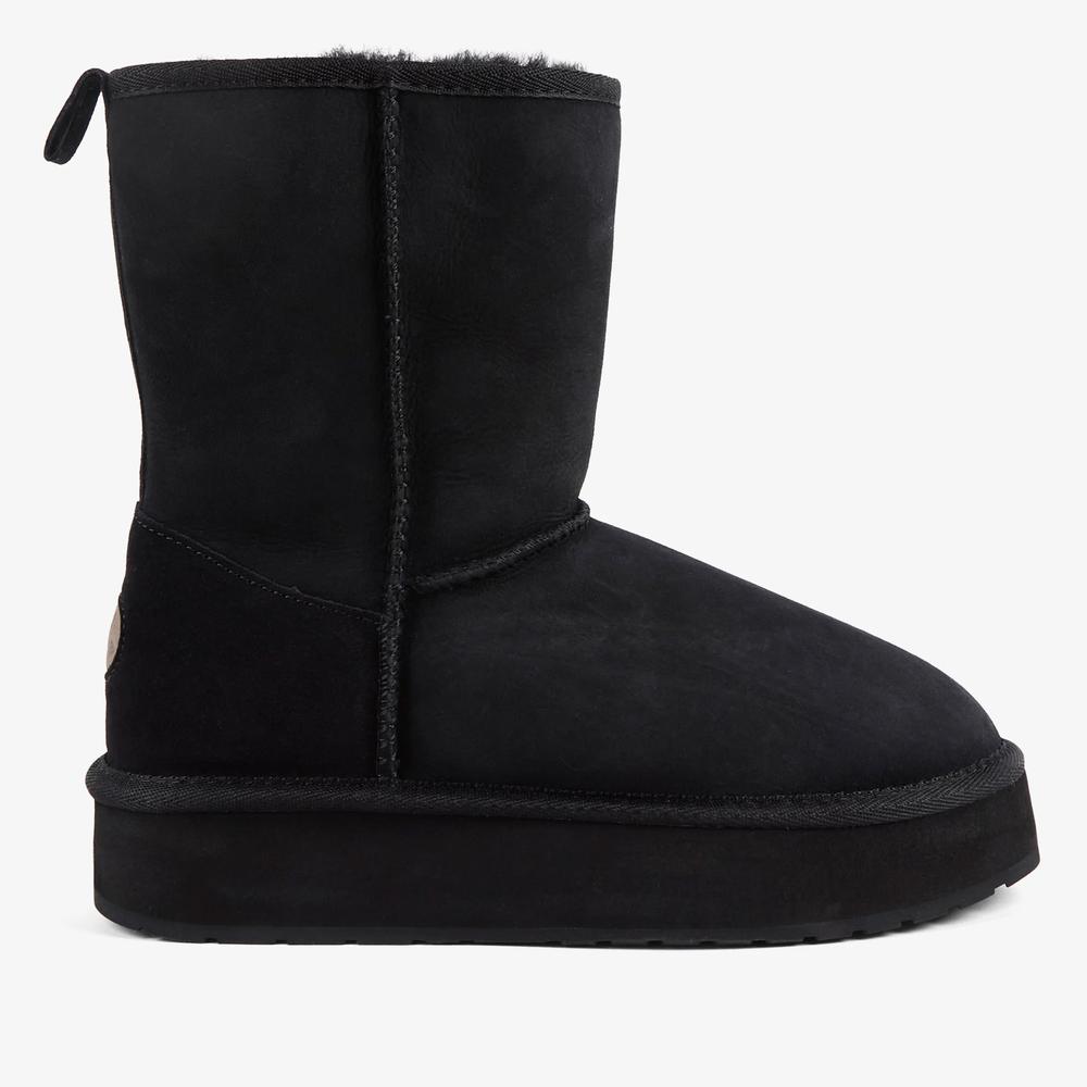 Buty damskie Emu Australia Stinger Lo Flatform W13190BLAK - czarne