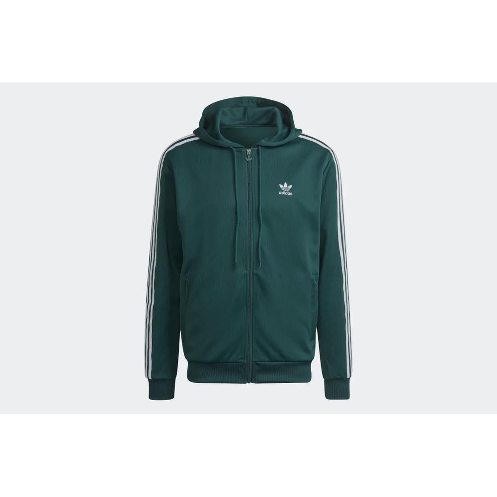 Bluza adidas Originals Adicolor Classics Hooded Full Zip Track Jacket HB9511 - zielona