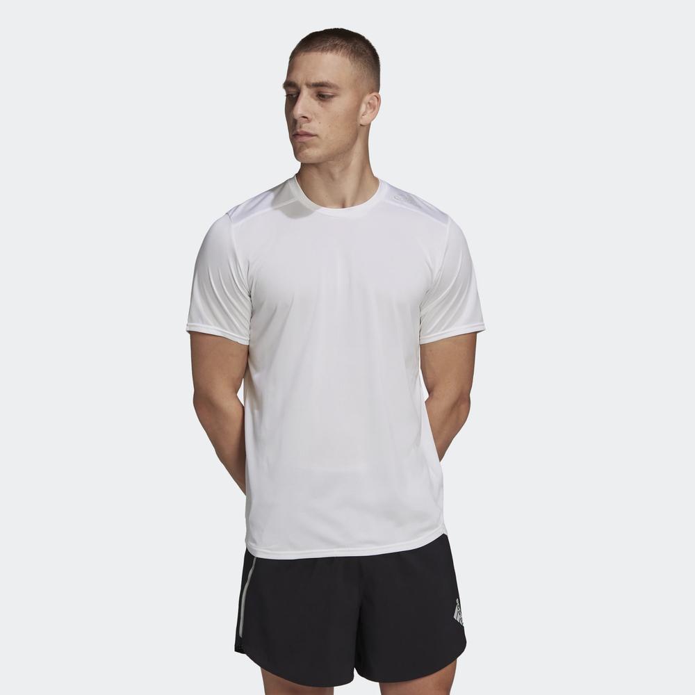 Koszulka adidas Designed 4 Running Tee HC9826 - biała