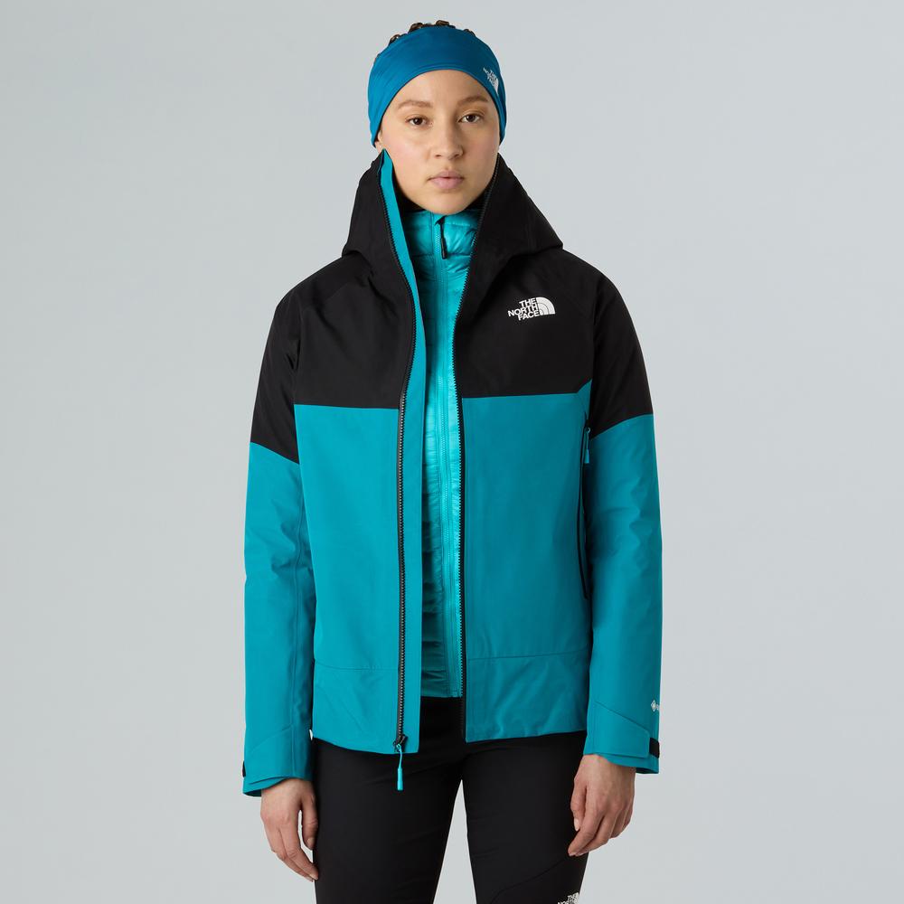 Kurtka męska The North Face Jazzi Gore-Tex 0A8E0B9831 - niebiesko-czarna