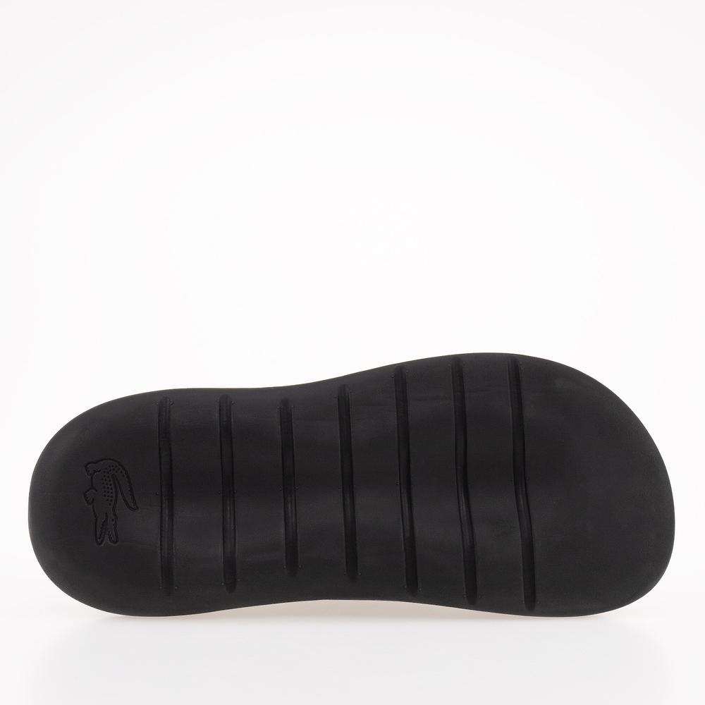 Klapki Lacoste Serve Slide 3.0 123 1 CFA 745CFA0004-02H - czarne