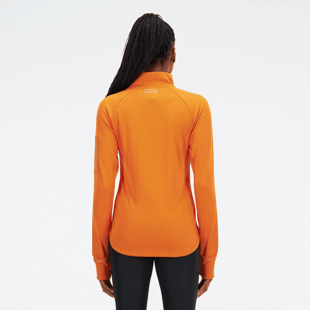 Bluza New Balance WT23252CEN - pomarańczowa