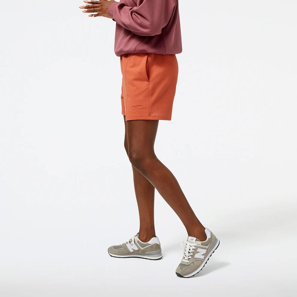 Spodenki New Balance WS23552MHY - pomarańczowe