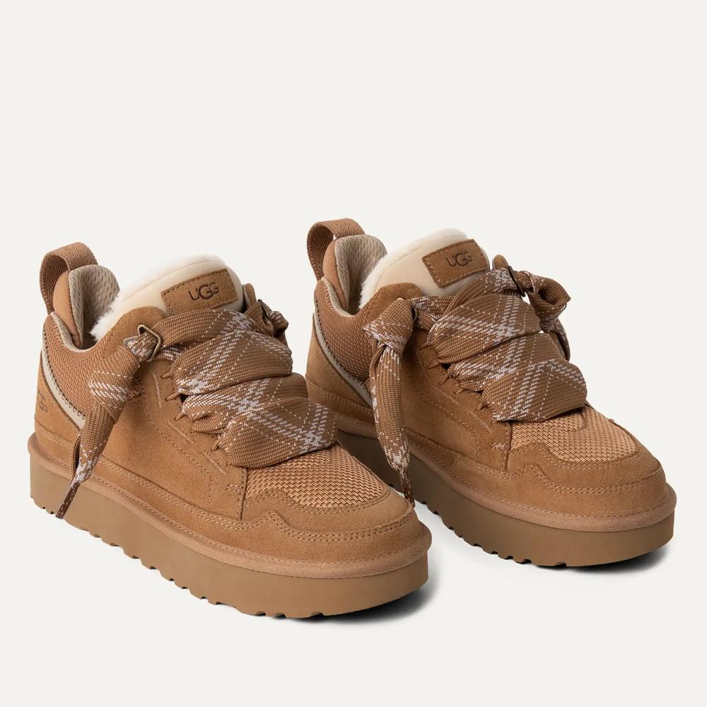 Buty damskie Ugg Lowmel Sneaker 1144032-CHE - beżowe