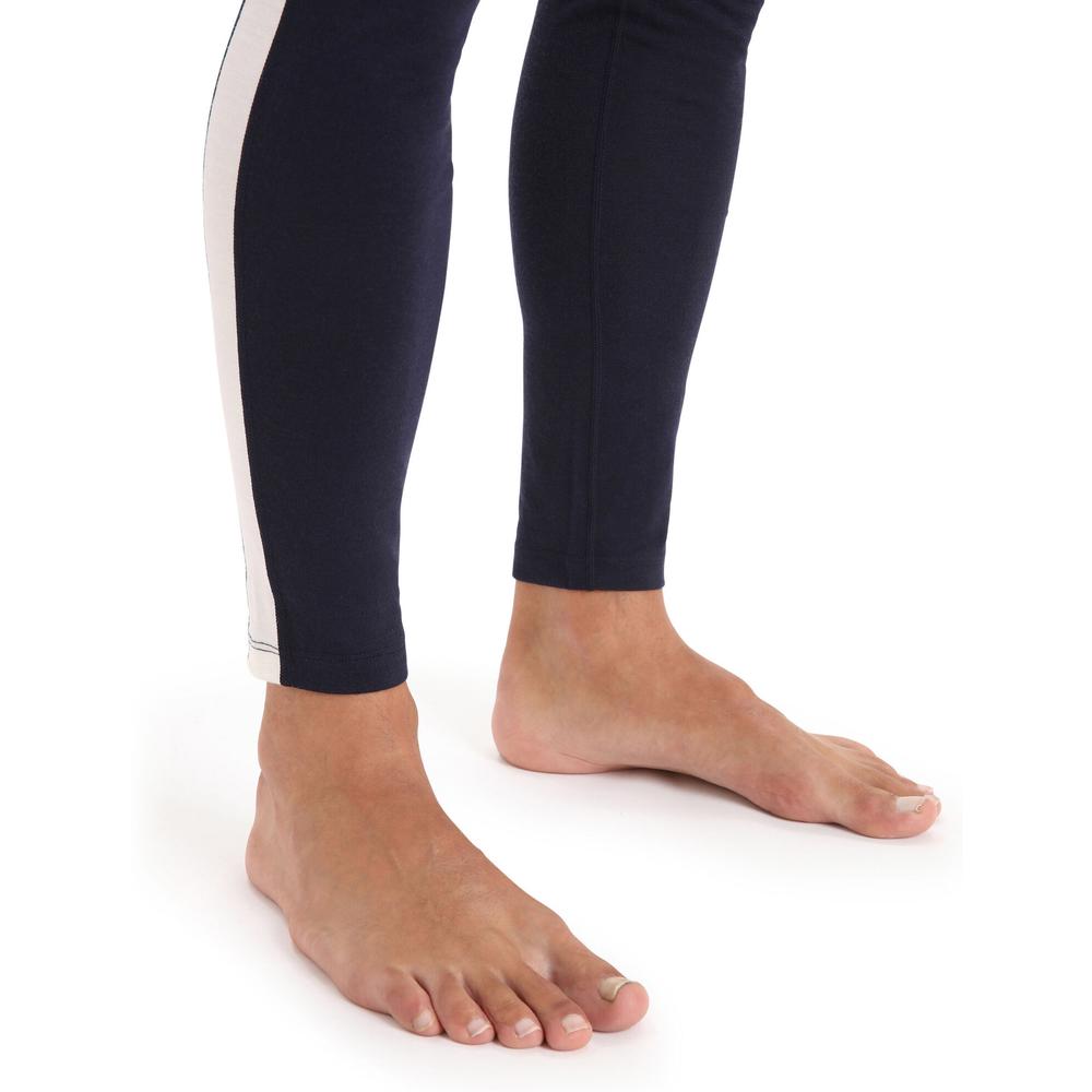 Legginsy Icebreaker Merino 200 Sonebula Thermal Leggings 0A59JR1891 - granatowe