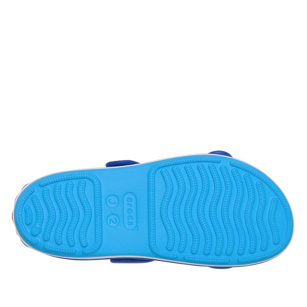 Sandały dziecięce Crocs Crocband Cruiser Sandal 209423-4MO - niebieskie