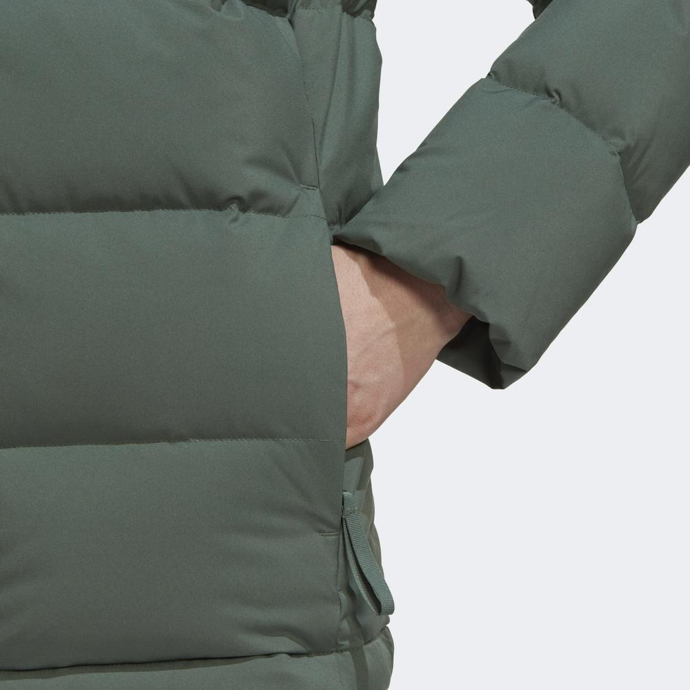 Kurtka adidas Helionic Hooded Down HG8746 - zielona