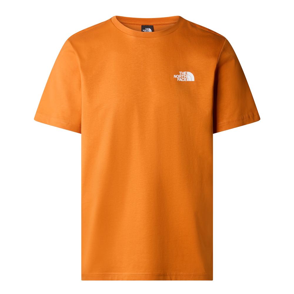 Koszulka The North Face Redbox 0A87NPPCO1 - pomarańczowa