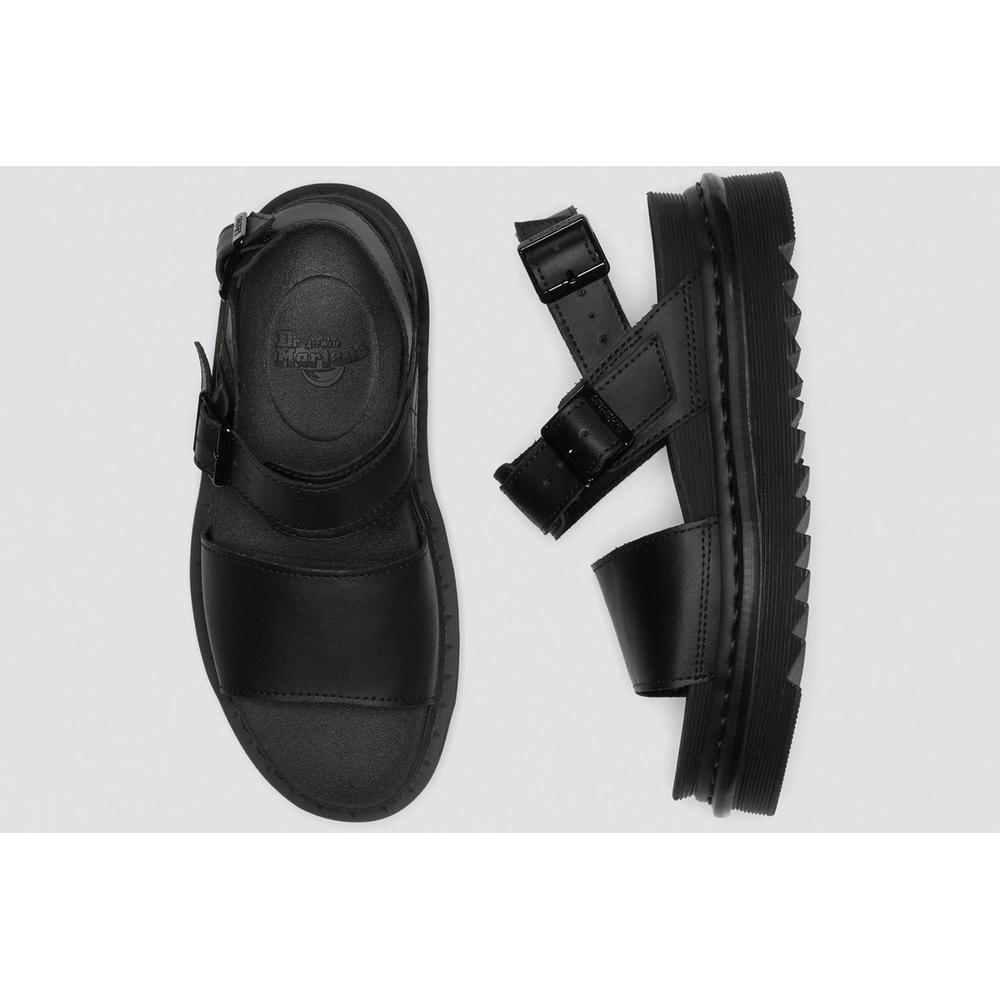 Sandały Dr Martens Voss Leather Strap 23802001 - czarne